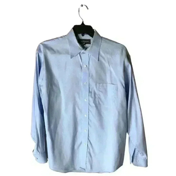 Craft & Barrow Pint Point Dress Shirt Men's Size 16.5 100% Cotton Non-Iron - Picture 1 of 5